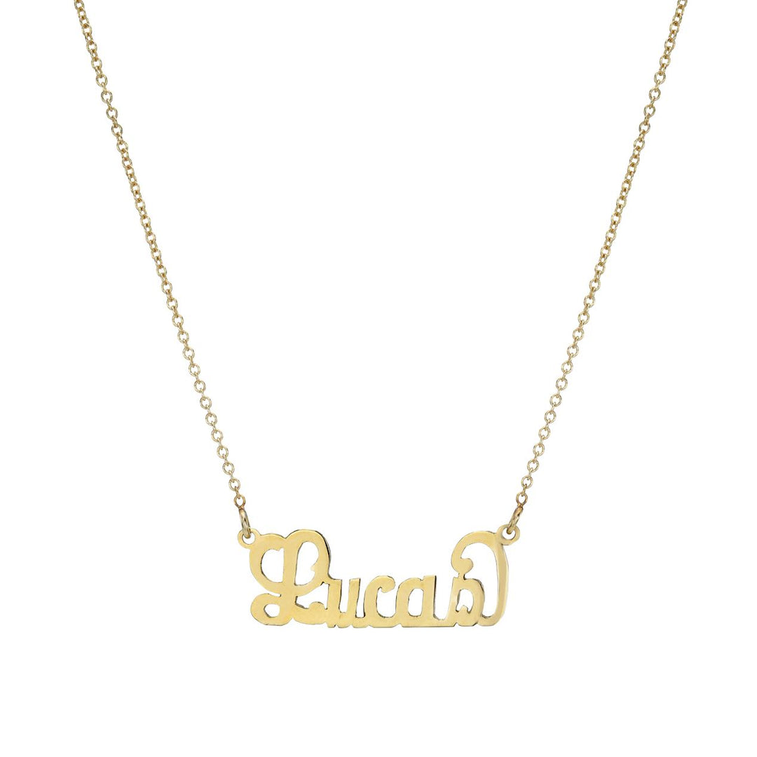 Hand Cut Name Pendants