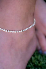 Load image into Gallery viewer, Martini Diamond Anklet