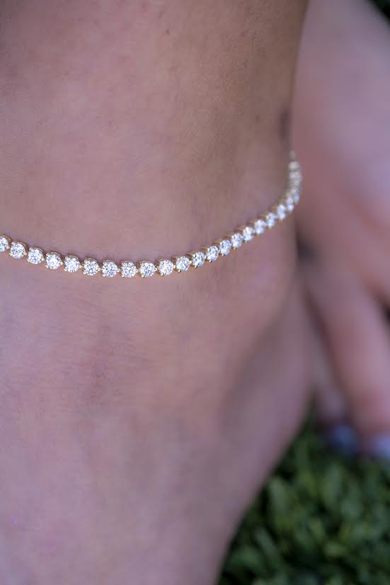 Martini Diamond Anklet