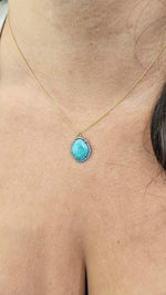 Load image into Gallery viewer, Rough Emerald Pendant