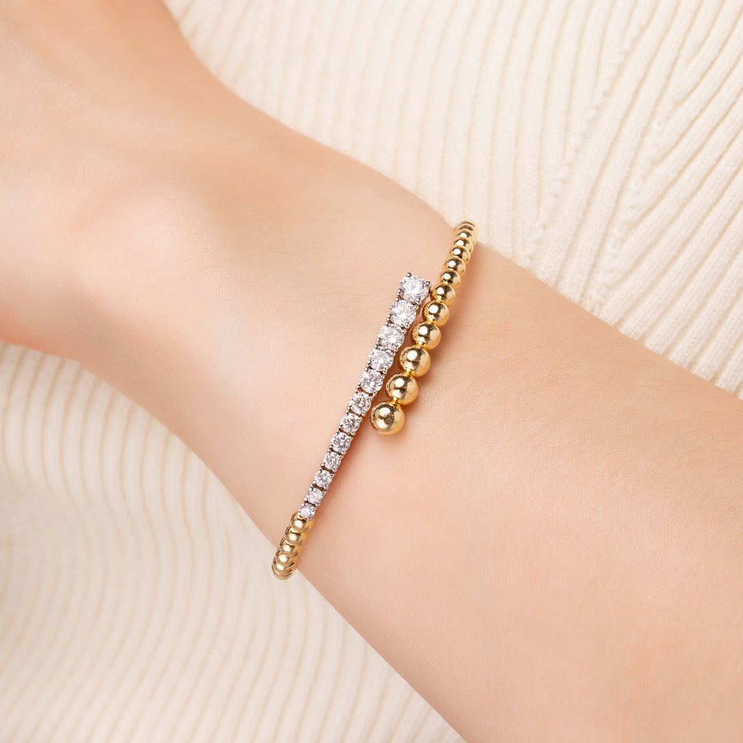 Seraphine Open Ball Bangle