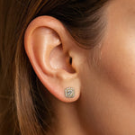 Load image into Gallery viewer, Radiant Petit Halo Studs