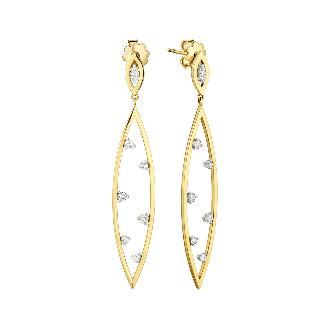 Marquise Grace Dangle Earrings