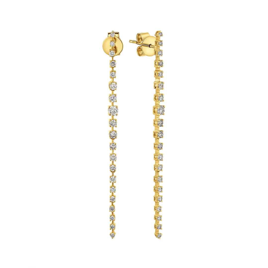 Aurelle Diamond Dangle Earrings