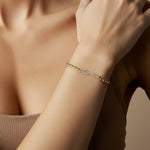 Load image into Gallery viewer, Eternal Open Embrace Diamond Bangle Braclet