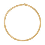 Load image into Gallery viewer, Italian 14K Yellow Gold Flat Wire Necklace