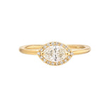 Load image into Gallery viewer, Marqina Halo Engagement Ring