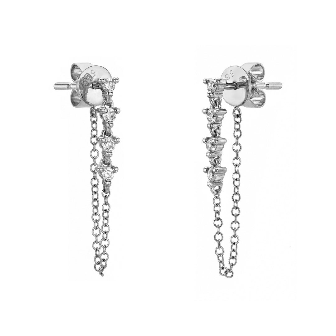 Martini Set Chain Earring