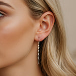 Load image into Gallery viewer, Aurelle Diamond Dangle Earrings