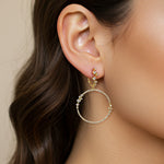 Load image into Gallery viewer, Luminous Circle Earrings