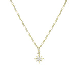 Load image into Gallery viewer, Gold necklace with a star-shaped pendant on a white background