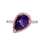 Load image into Gallery viewer, Sweet Amethyst Pear Ring