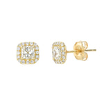 Load image into Gallery viewer, Radiant Petit Halo Studs