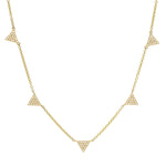 Load image into Gallery viewer, Triangle Pave Necklace
