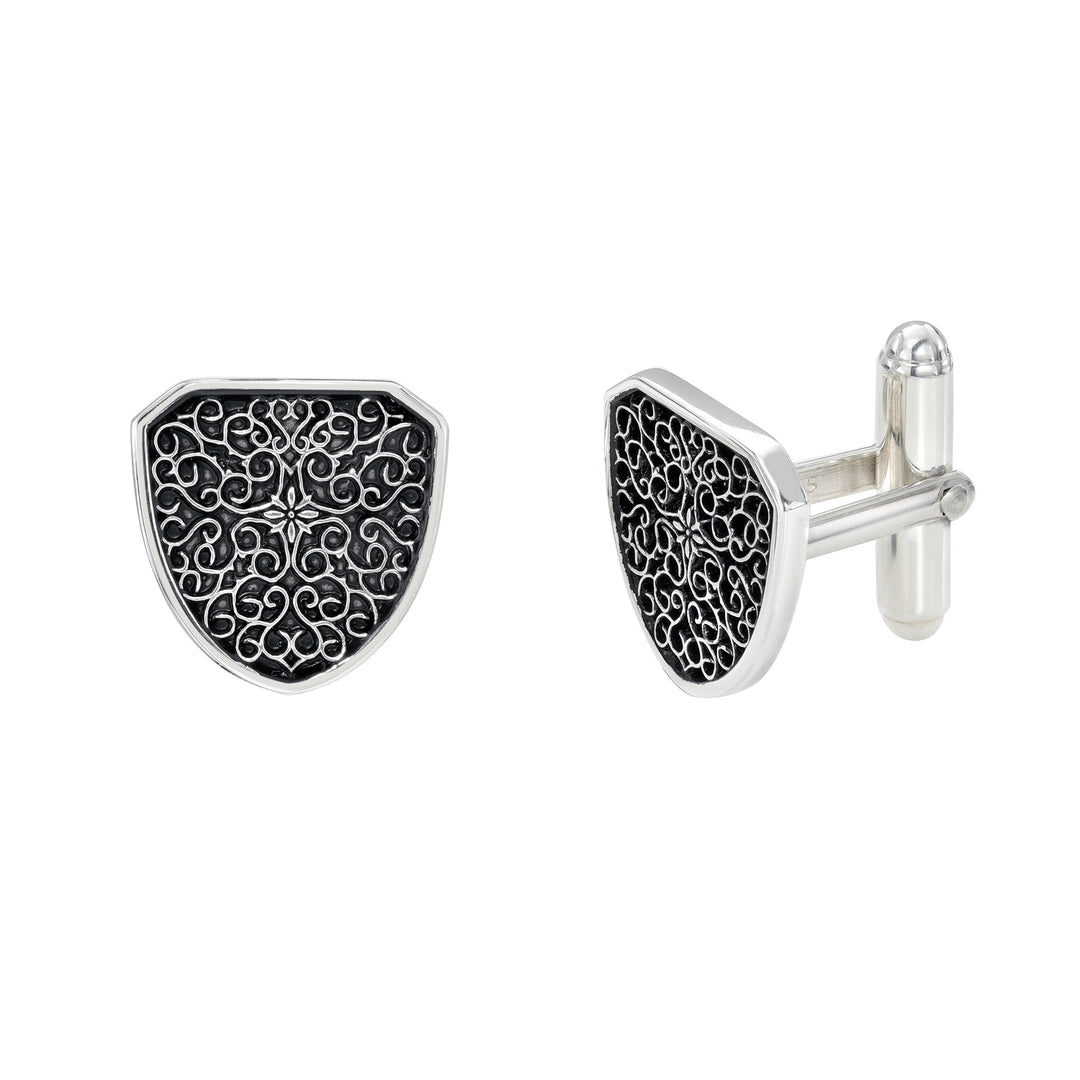 Edward Avedis Signature Crest Cufflinks