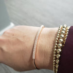 Load image into Gallery viewer, Triple Row Pave Bangle 0.35ctw