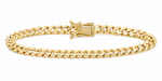 Load image into Gallery viewer, 10K Yellow Gold Hollow Cuban Link Bracelet – 9mm