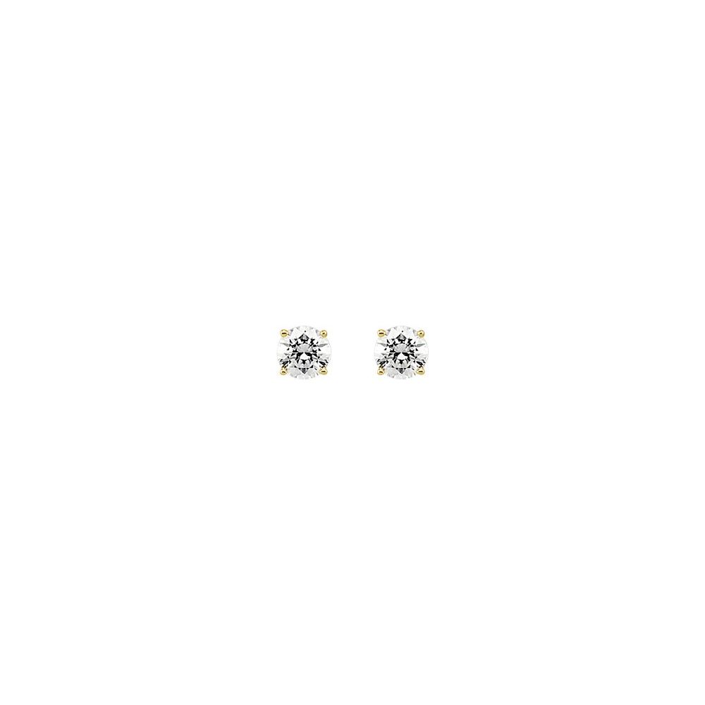Lab Diamond Stud Earrings - (~6.00ctw)