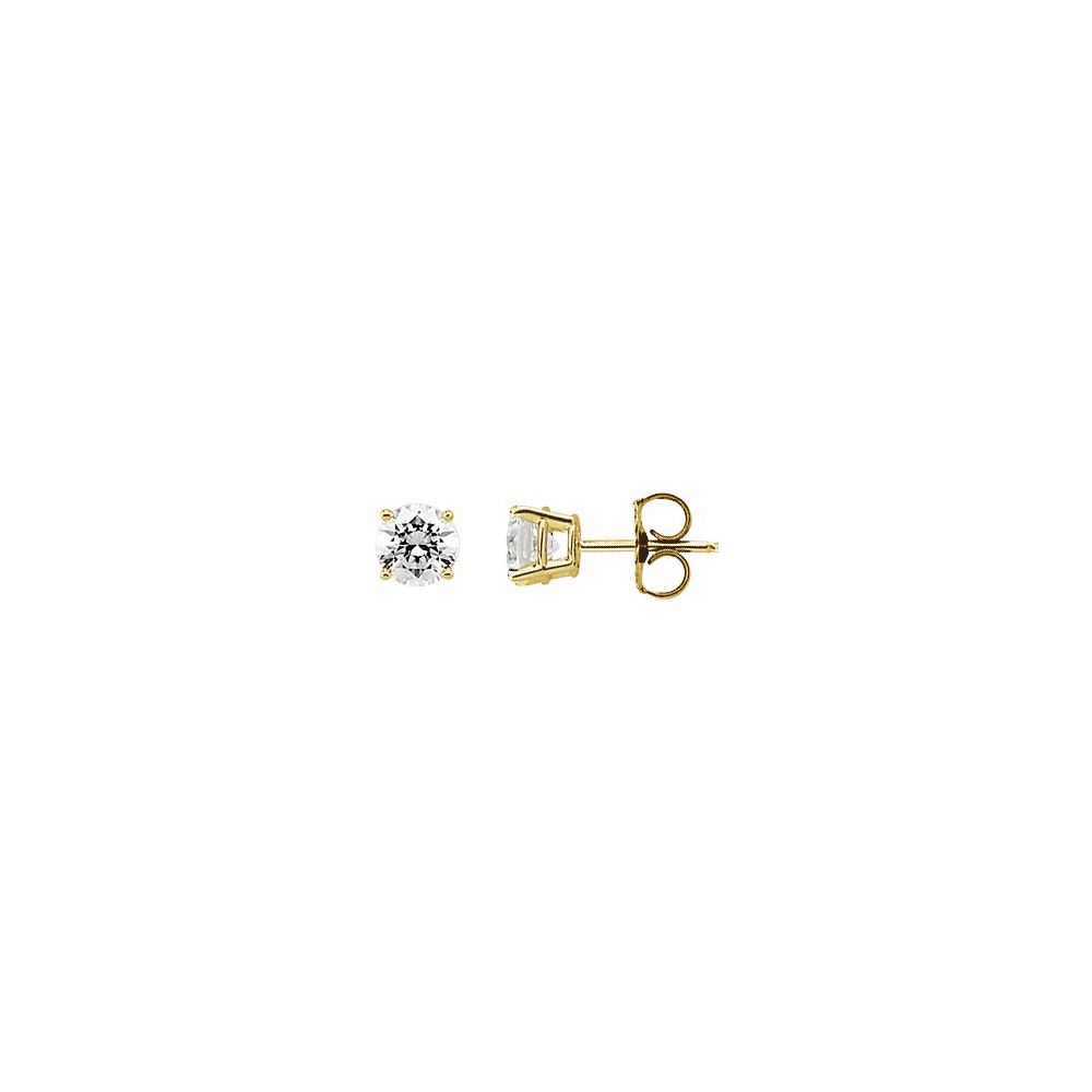 Lab Diamond Stud Earrings - (~6.00ctw)