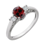 Load image into Gallery viewer, Crimson Luxe Garnet Ring
