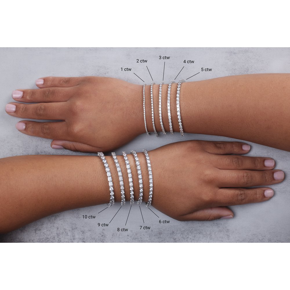 Lab Diamond Tennis Bracelet Santa Monica