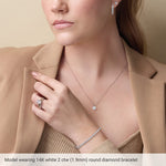 Load image into Gallery viewer, Lab Diamond Tennis Bracelet Santa Monica