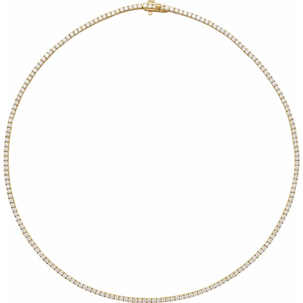 Lab Diamond Tennis Necklace (~10.00ctw)