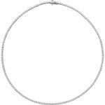 Load image into Gallery viewer, Lab Diamond Tennis Necklace (~10.00ctw)