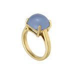 Load image into Gallery viewer, Chalcedony Ring - 18k yellow gold
