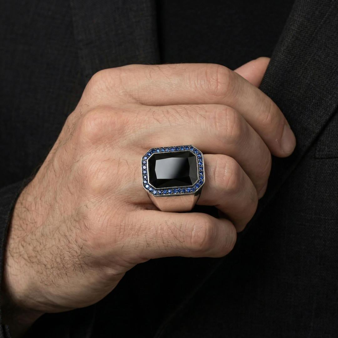 The Edward Avedis Midnight Collection Signet Ring - The Original