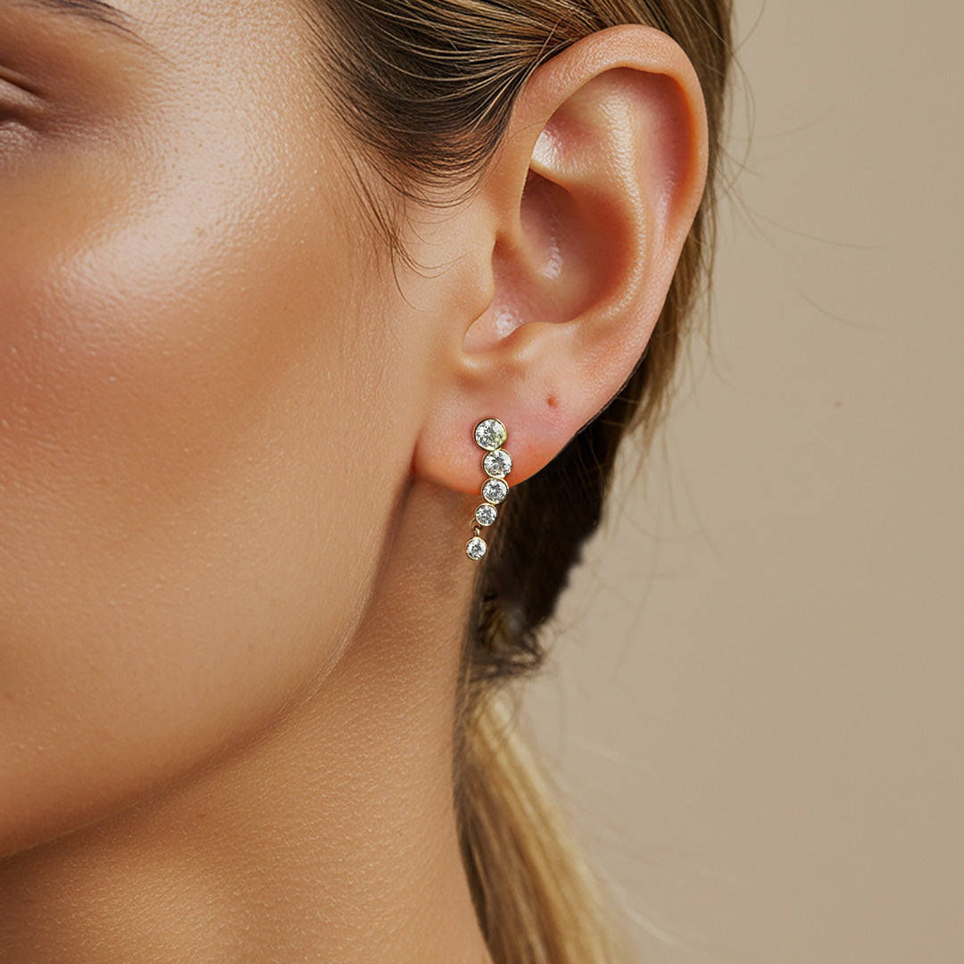 Cascade Beza Dangle Earrings