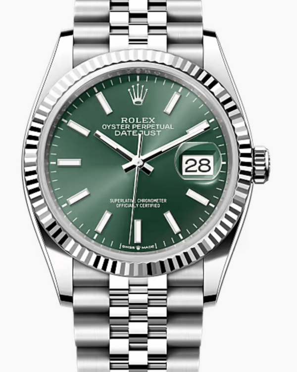 Datejust Steel Jubilee Green Dial 36mm