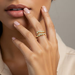 Load image into Gallery viewer, Diamond Mélange Split Ring