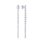 Load image into Gallery viewer, Aurelle Diamond Dangle Earrings
