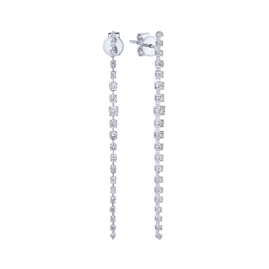 Aurelle Diamond Dangle Earrings