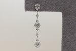 Load image into Gallery viewer, Five-Stone Diamond Drop Earrings
