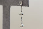 Load image into Gallery viewer, Five-Stone Diamond Drop Earrings
