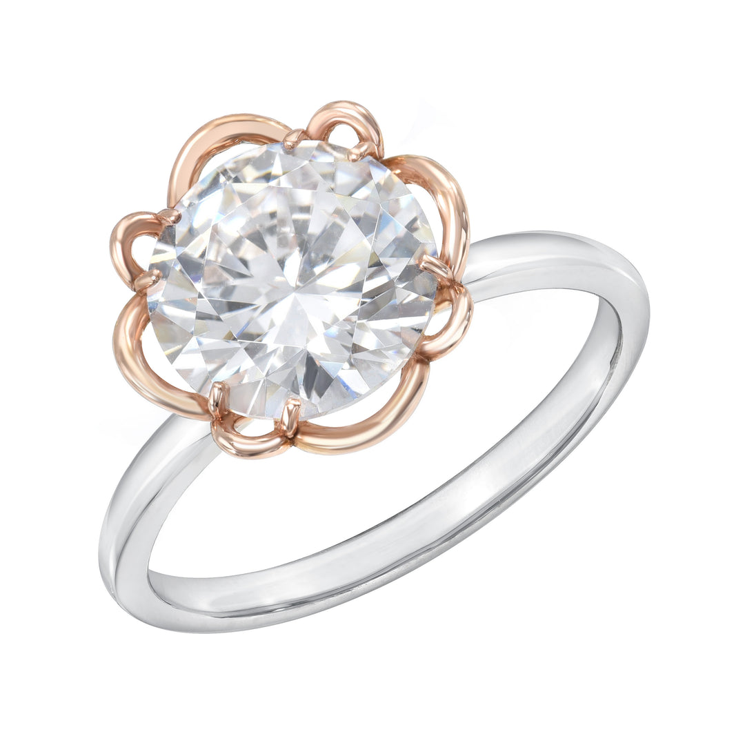 Petale' Solitaire Engagement Ring