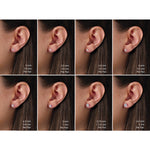 Load image into Gallery viewer, LAB DIAMOND STUDS 14K SANTA MONICA