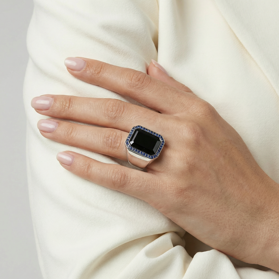 The Edward Avedis Midnight Collection Signet Ring - The Original