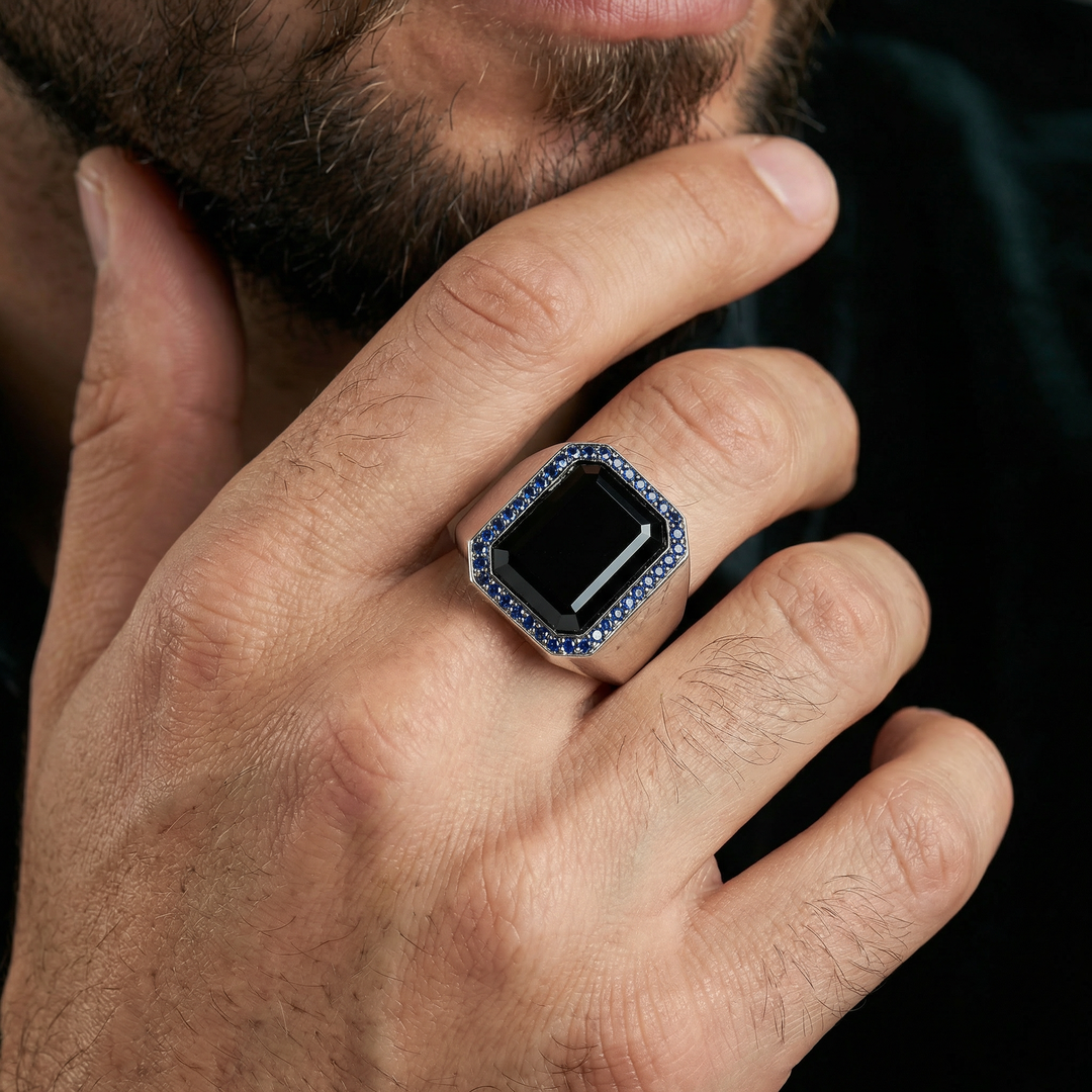 The Edward Avedis Midnight Collection Signet Ring - The Original