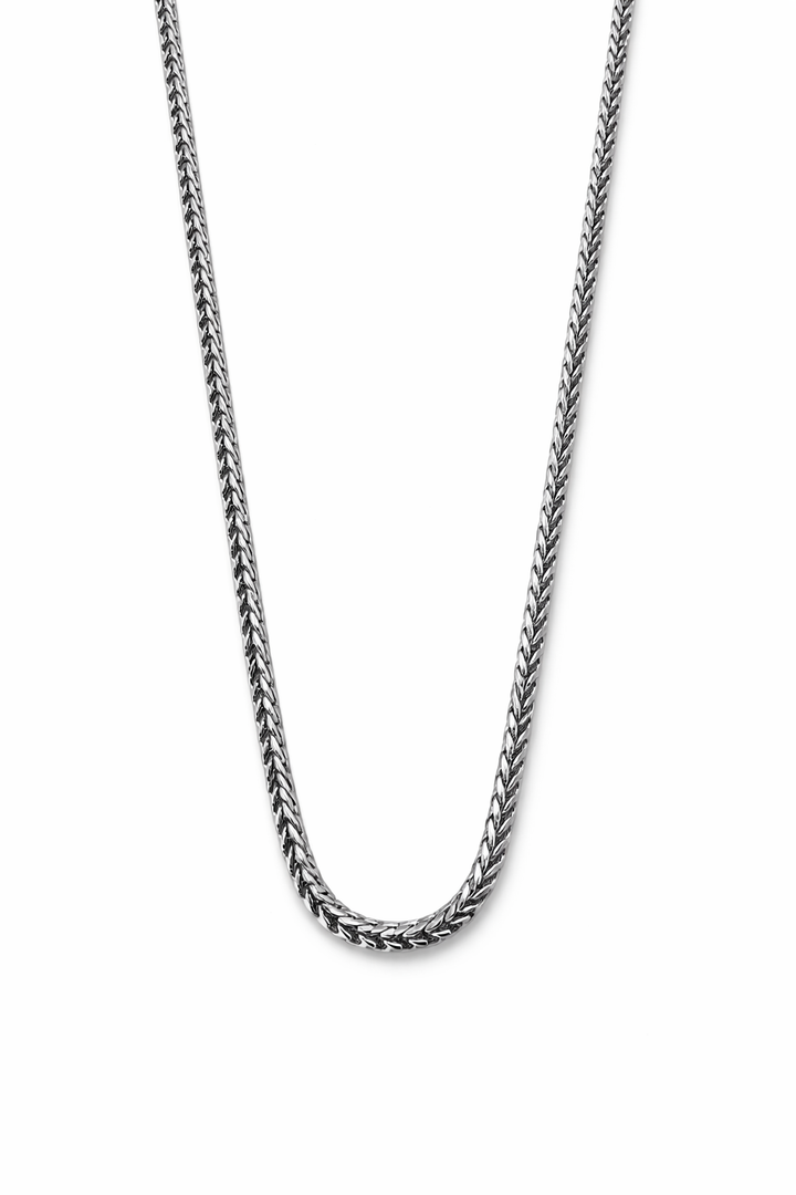 SILVER NECKLACE 22 INCHES 3MM SANTA MONICA, CA