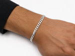Load image into Gallery viewer, Sterling Silver Cuban Link Bracelet - 7mm - 8in