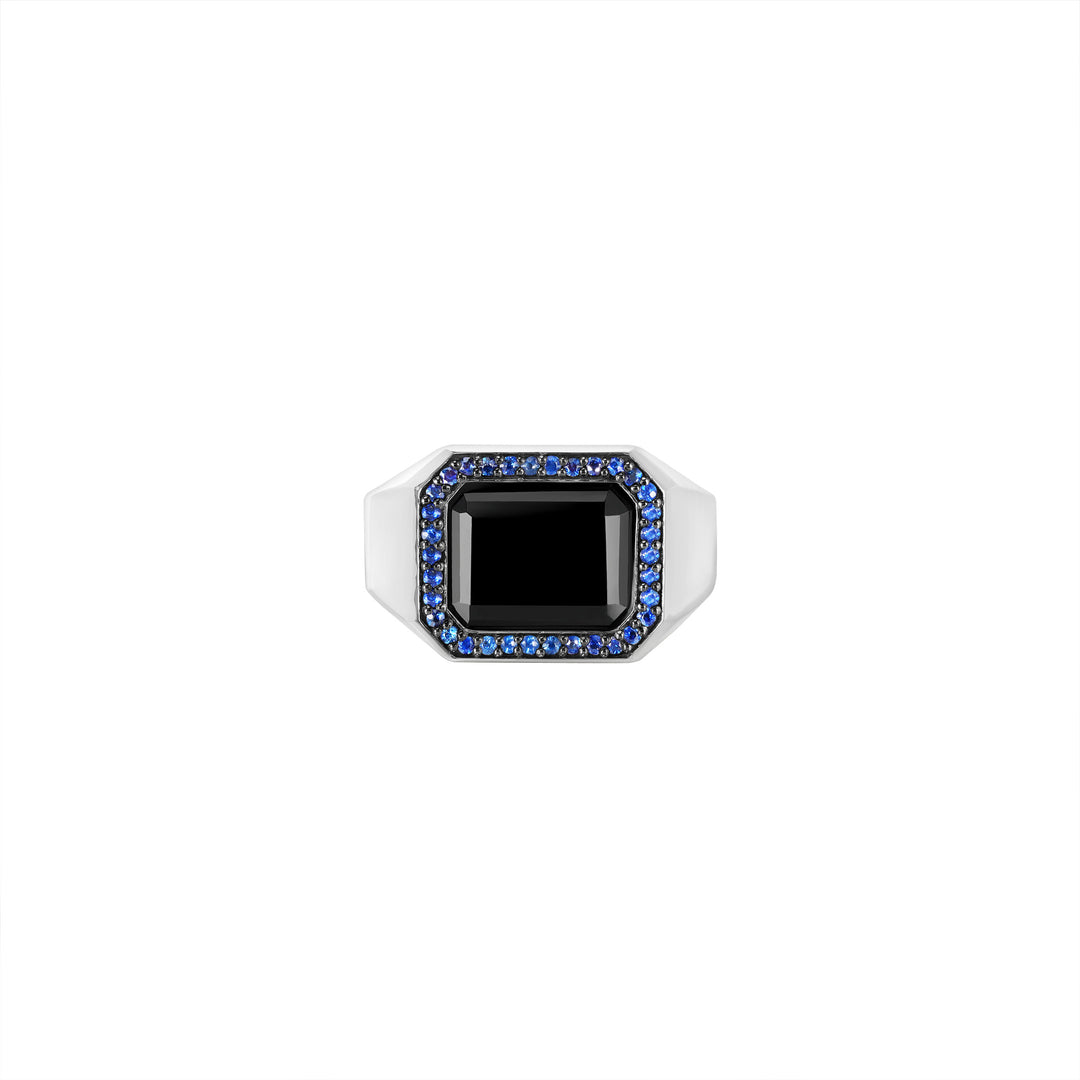 The Edward Avedis Midnight Collection Signet Ring - Horizon