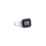 Load image into Gallery viewer, The Edward Avedis Midnight Collection Signet Ring - Horizon