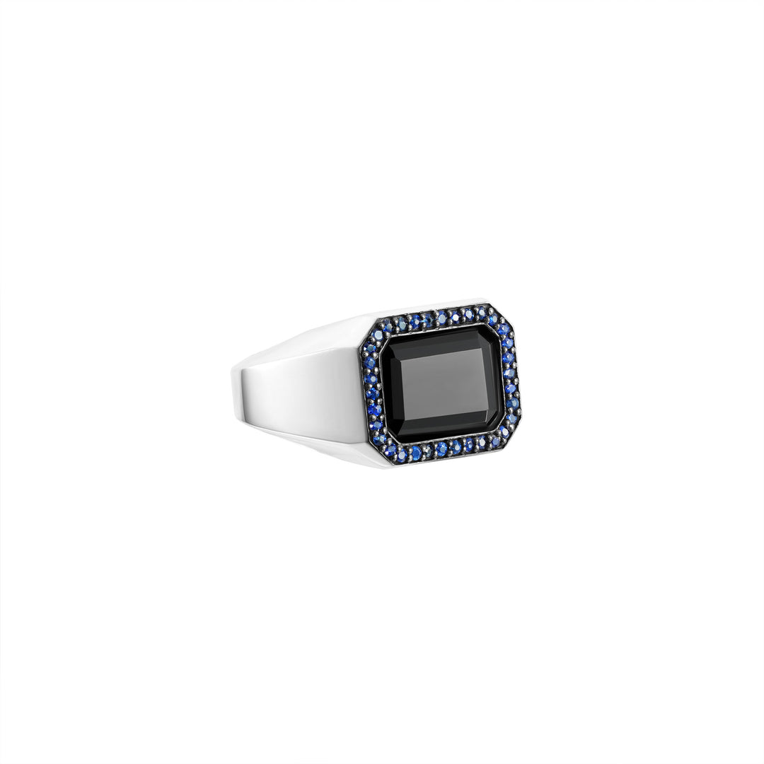 The Edward Avedis Midnight Collection Signet Ring - Horizon