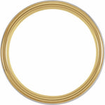 Load image into Gallery viewer, Men's Wedding Band - Tungsten and Gold Ring - Stepped Edge Cut