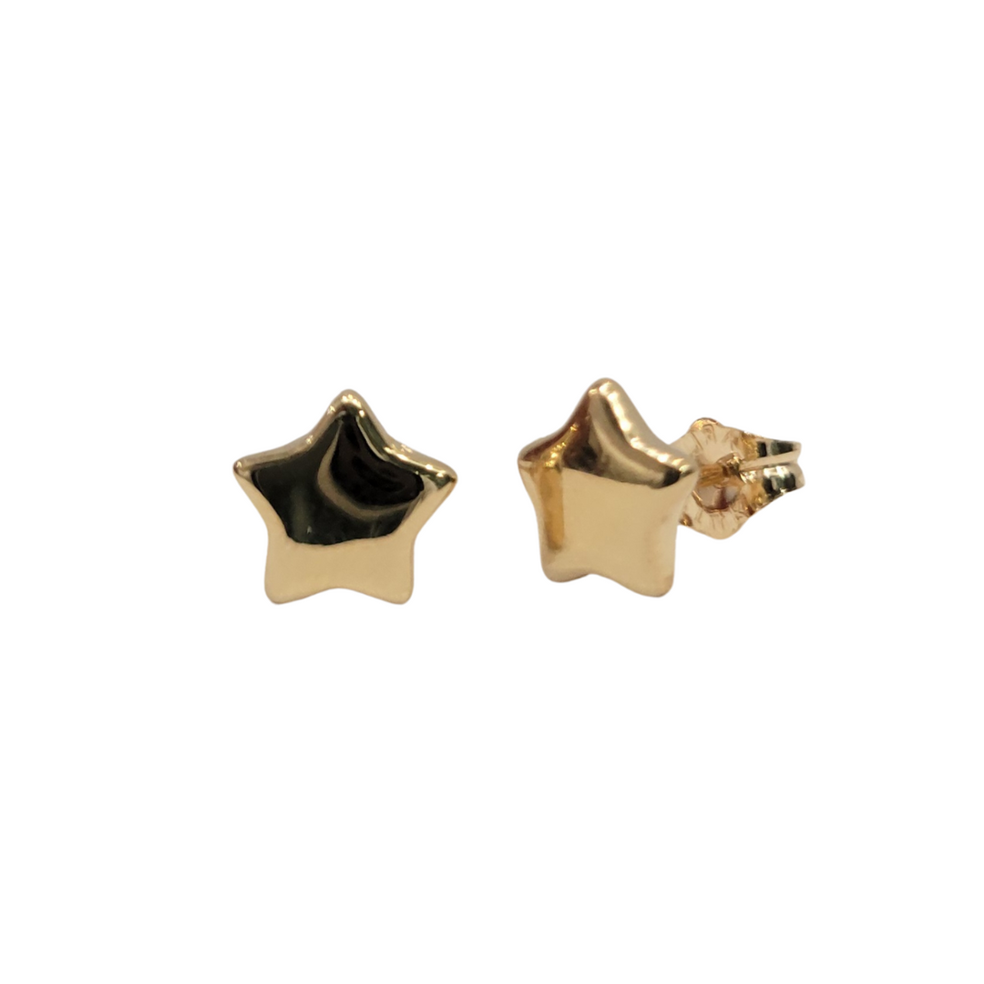 Gold Star Earrings