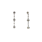 Load image into Gallery viewer, Five-Stone Diamond Drop Earrings
