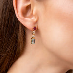 Load image into Gallery viewer, Violetta Dangling Earrings